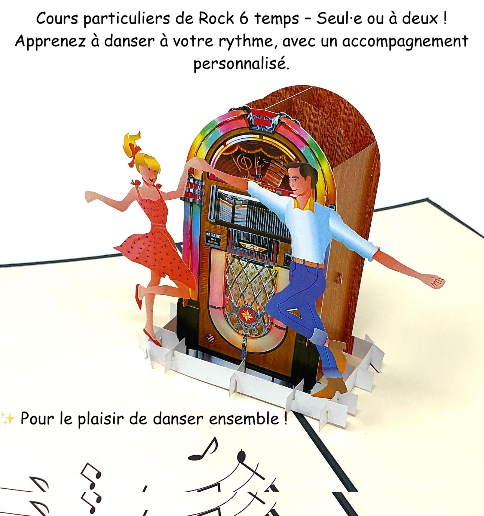 Cours particuliers de Rock 6 temps – Seul·e ou à deux ! 